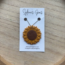 Load image into Gallery viewer, Sunflower Necklace
