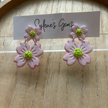 Load image into Gallery viewer, Double Dogwood Dangles (large)
