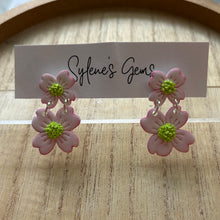 Load image into Gallery viewer, Double Dogwood Dangles (medium)

