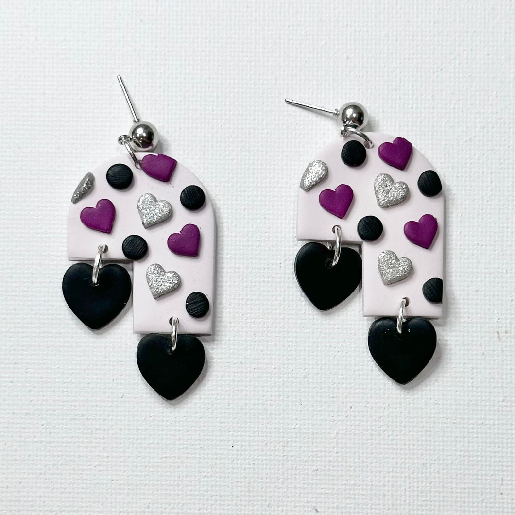 Abstract Heart Dangles