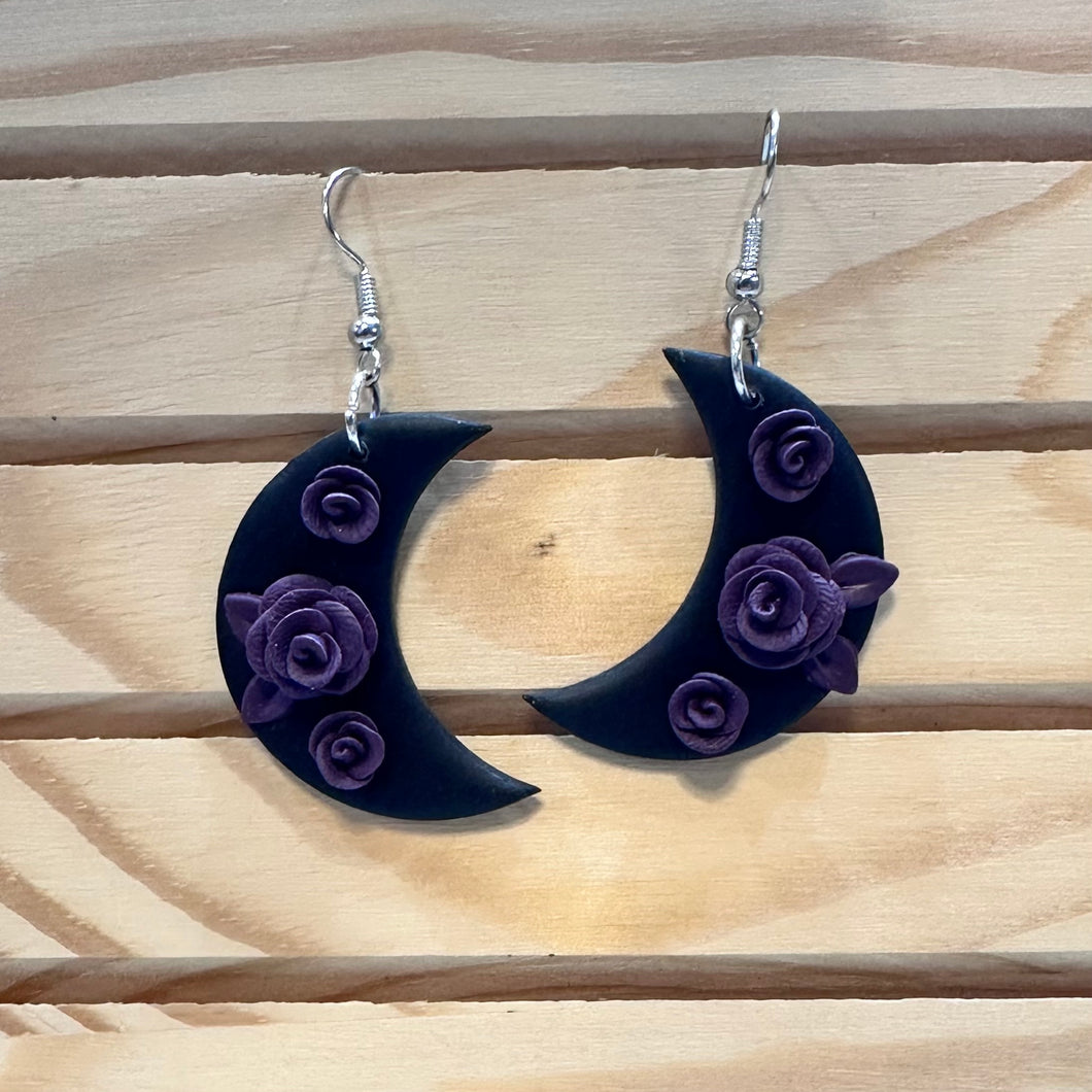 Black & Purple Rose Moons