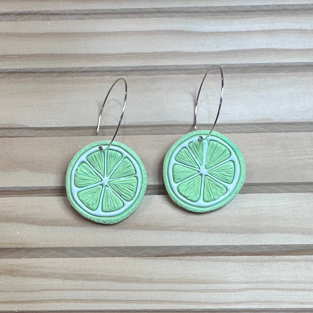 Lime Slice Dangles