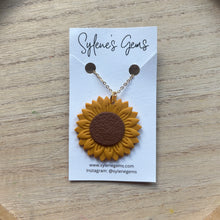 Load image into Gallery viewer, Sunflower Necklace
