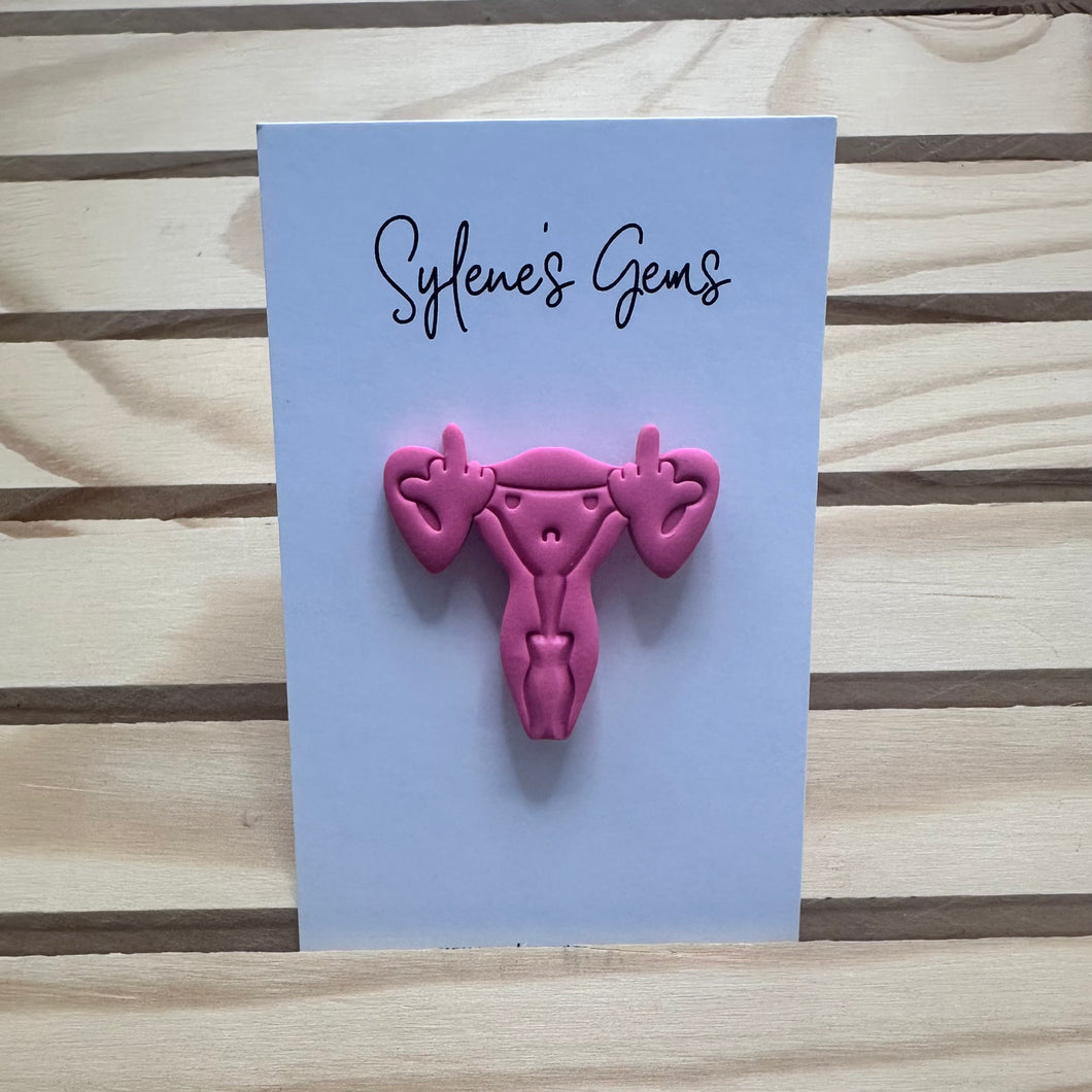 Angry Uterus Pin