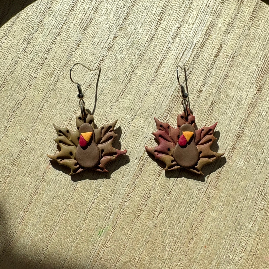 Turkey Leaf Dangles