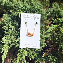 Load image into Gallery viewer, Hot Dog Necklace (mustard)
