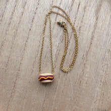 Load image into Gallery viewer, Hot Dog Necklace (mustard)
