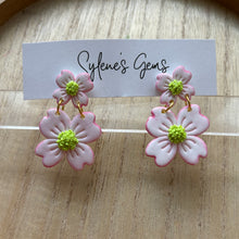 Load image into Gallery viewer, Double Dogwood Dangles (large)
