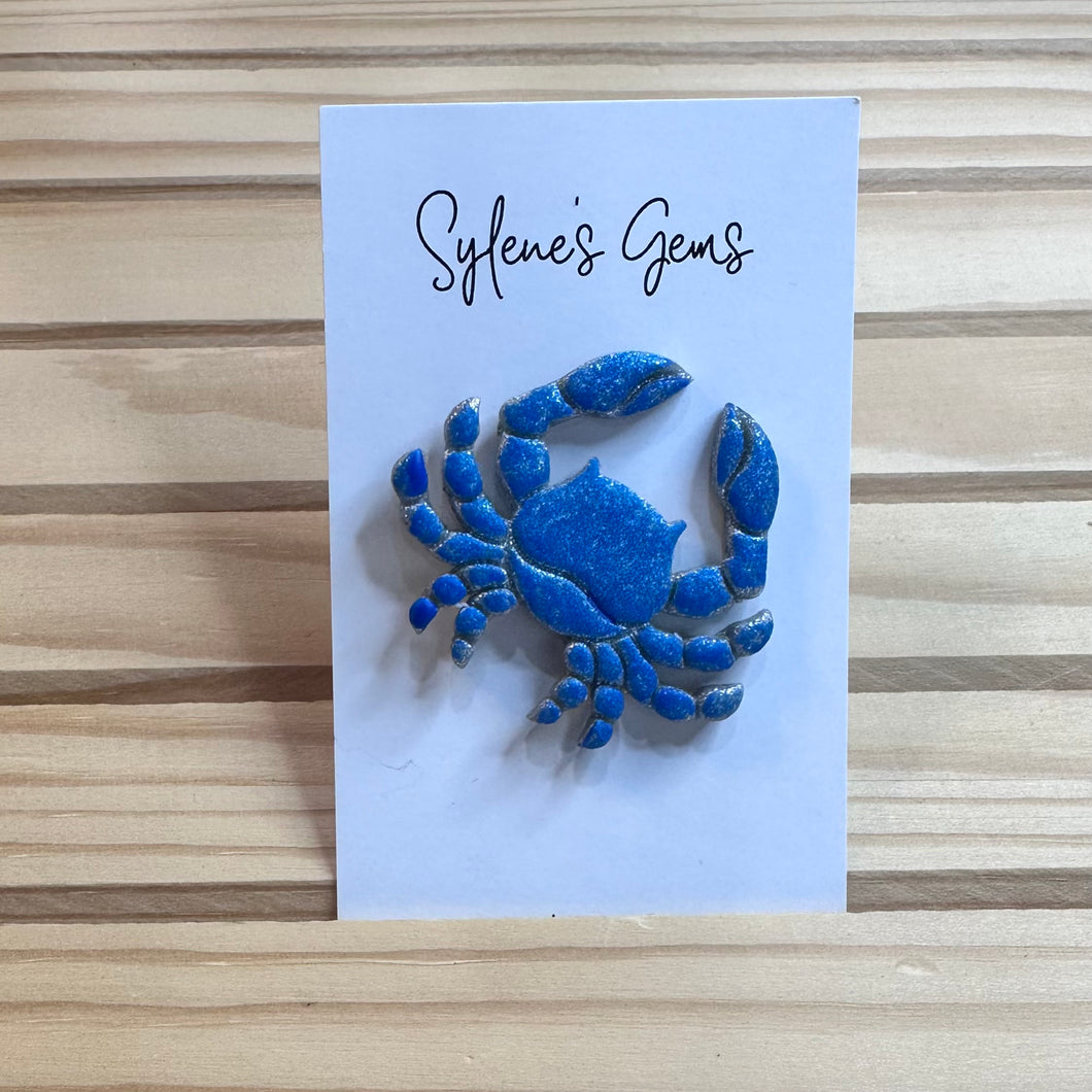 Blue Crab Pin